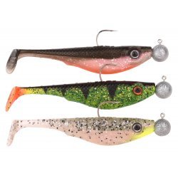 SPRO SHAD TO GO 8CM UV SALT&PEPPER. BARSCH. OLIVE 3GR