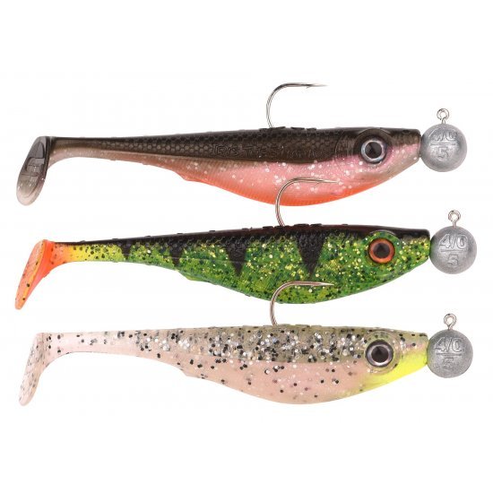 SPRO SHAD TO GO 8CM UV SALT&PEPPER. BARSCH. OLIVE 5GR