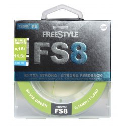 Spro FreeStyle FS8 BRAID HI-VIS CHARTREUSE 0,16 mm 125 m