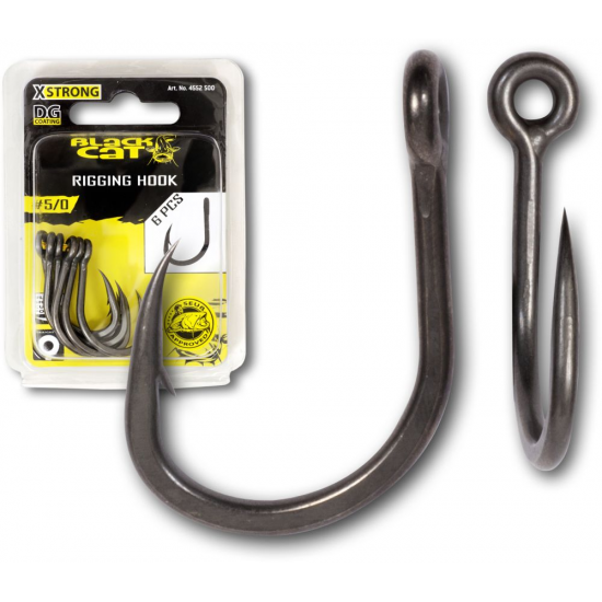 Black Cat Rigging Hook DG - 6 Pieces