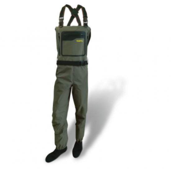 Black Cat Waders Green