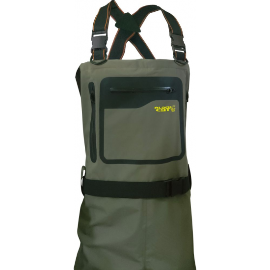 Black Cat Waders Green