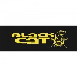 Black Cat Boat Sticker 119x45CM