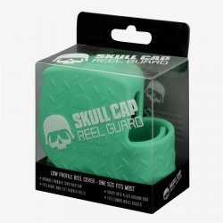 13 Fishing Skull Cap Casting Reel Cover TX Green