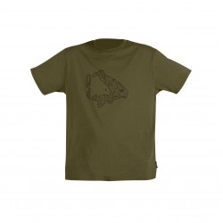 Avid Carp Icon T-Shirt Khaki