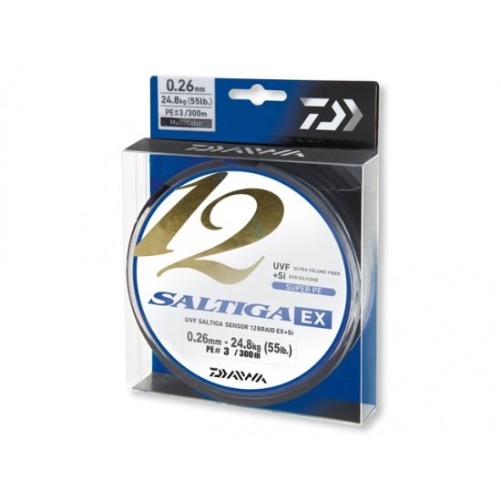 Daiwa Saltiga 12 Braid EX+Si Multi Color 0.26mm 600m