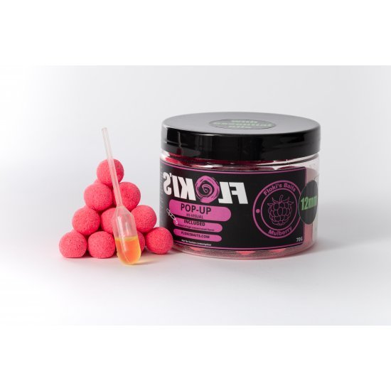 Flokis Baits Fluor Pink Mulberry Pop-Ups 70g