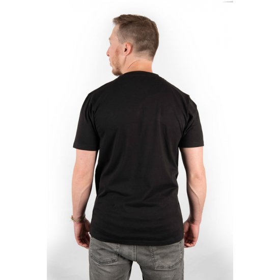 Fox Black Camo Chest Print T-Shirt