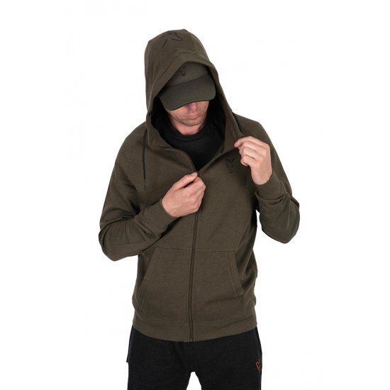 Fox Collection LW Hoody Grün & Schwarz