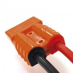 Jarocells Anderson SB50 orange (12V) to 6.3mm blade connectors female 14AWG