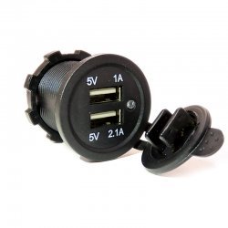 Jarocells USB charger duo, 2.1A + 1.1A