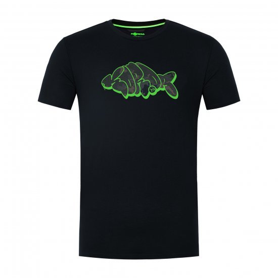 Korda Outline T-Shirt Schwarz