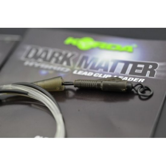 Korda Dark Matter Leader Hybrid Lead Clip 1.00m 40lb