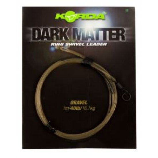 Korda Dark Matter Leader Ring Swivel 1.00m 40lb