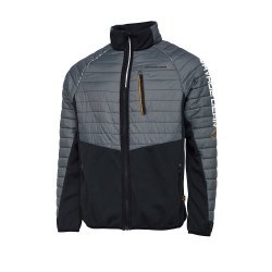 Savage Gear Reflection Hybridjacke Castlerock Grau Schwarz