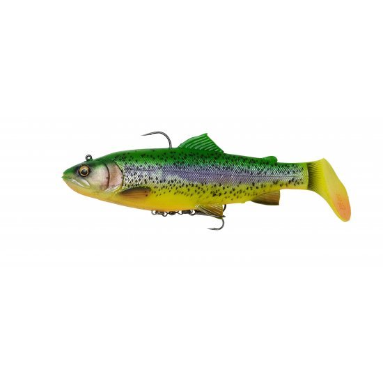 Savage Gear 4D Trout Rattle Shad 17cm 80g Medium Sink Fire Tiger