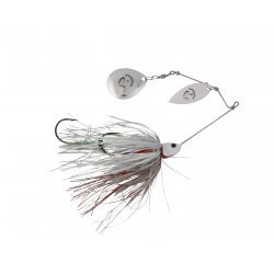 Savage Gear Da Bush Spinnerbait 32g Sinking White Silver Holo Flame