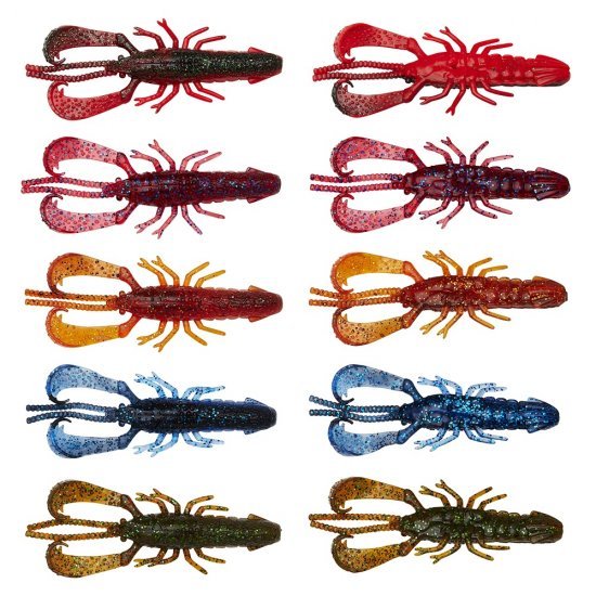 Savage Gear Reaction Crayfish 7.3cm 4g Black N Blue 5 Pieces