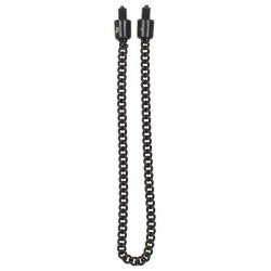 Solar Black Stainless Chain Plastic Ended 12 Inch