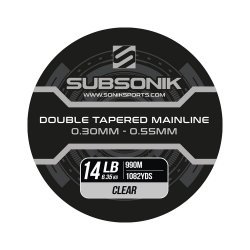 Sonik Subsonik Double Tapered Mainline Clear 12lb 990m