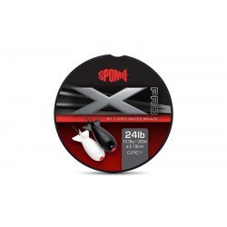 Spomb X Pro Braid Grau 8+1 0,18 mm 24 lbs