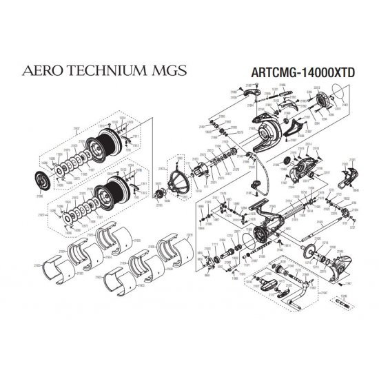 Shimano Spare Spool Aero Technium Magnesium 14000 XTD