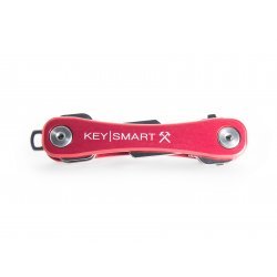 KeySmart Schlüsselanhänger Rugged Poly Rot