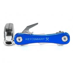 KeySmart Schlüsselanhänger Rugged Blue Clam