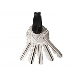 KeySmart Mini Minimalistischer Schlüsselanhänger Schwarz