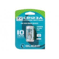 Olight CR123A Lithium Battery 3V 1600 mAh
