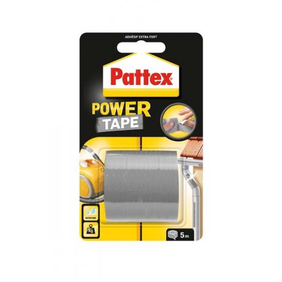 Pattex Power Tape Grau Rolle 5m