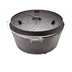 Petromax Cast iron pan Dutch Oven FT18 17.7 Liter With feet