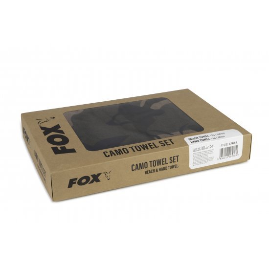 Fox Camo Strand-/Handtuchbox-Set