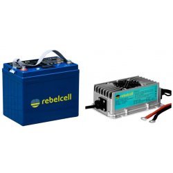 Rebelcell 12V140 AV and 12.6V20A Waterproof Battery Charger