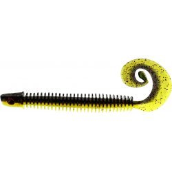 Westin RingTeez Curltail 10cm 4g Schwarz/Chartreuse 8St