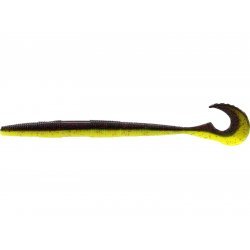 Westin Schwimmwurm 13cm 5g Schwarz Chartreuse 5St