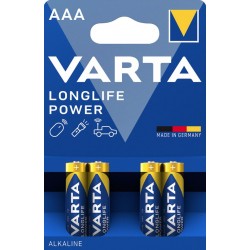 Varta 4903 AAA Longlife Power Alkaline Blister 4 Stück