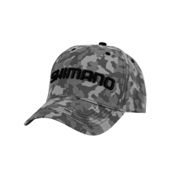 Shimano Wear Cap Grau Camo Einheitsgröße