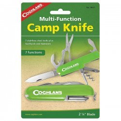 Coghlans Swiss Army Knife 7 Functions Stainless Steel Green