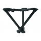 Walkstool 3-Bein Hocker Comfort 65cm verstellbar schwarz
