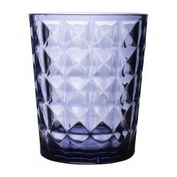 Gimex Stone Line Wasserglas Azurblau 480ml 1Stk
