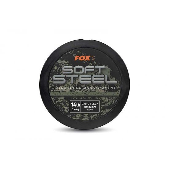 Fox Soft Steel Fleck Camo Mono 0,30 mm 1000 m