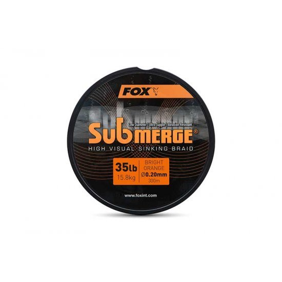 Fox Submerge Orange Sinking Braid 300 m 0,20 mm