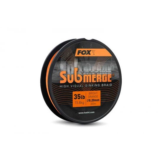Fox Submerge Orange Sinking Braid 300 m 0,20 mm