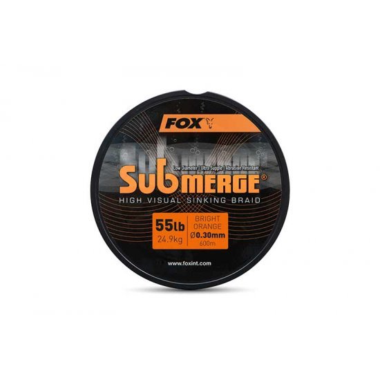 Fox Submerge Orange Sinking Braid 600 m 0,30 mm