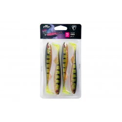 Fox Rage Slick Shad Ultra UV Perch 13cm 4 Pieces