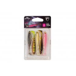 Fox Rage Slick Shad 9cm UV Mixed Color Pack 5 Pieces