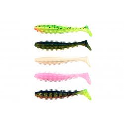 Fox Rage Spikey Shad 9cm Ultra UV Mixed Color Pack 5 Pieces