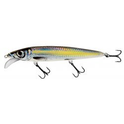 Salmo Whacky Floating Limited Edition 9cm Chartreuse Shad in Silber