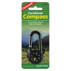 Coghlans Carabiner with compass Liquid filled